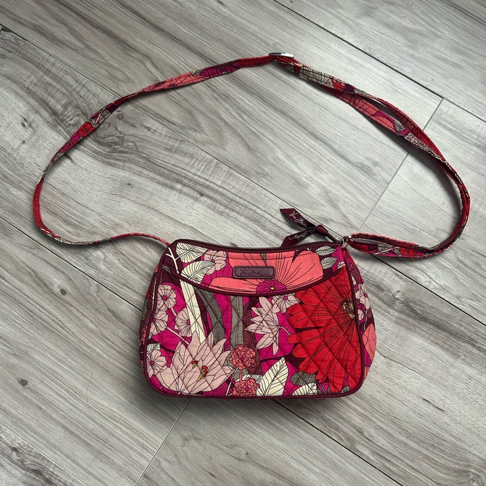 Vera Bradley Quilted Floral Crossbody Bag